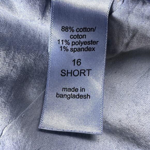 M Jeans Maurices Mid Rise Dark Wash Mid Rise Womens Blue Jeans Sz 16 Short - Picture 13 of 14